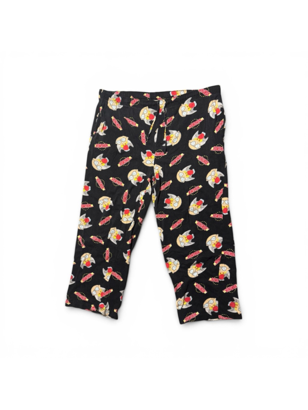 Family Guy Black Red Stewie Wingman Sweatpants Pajama Pants Size XL